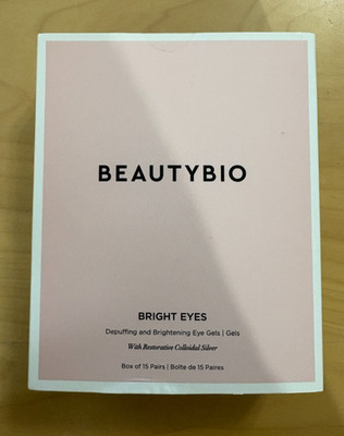 BeautyBio - Bright Eyes - Depuffing & Brightening Eye Gels - Box of 15 Pairs NIB