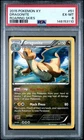 2015 POKEMON XY ROARING SKIES #51 DRAGONITE PSA 6