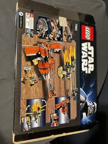 Lego Star Wars 7962 Anakin&rsquo;s & Sebulba&rsquo;s Podracers Only Empty Box
