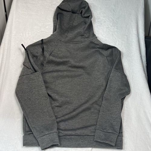 Felpa Nike manica lunga uomo grigia con zip e tasche nuova taglia large - Foto 8 di 13