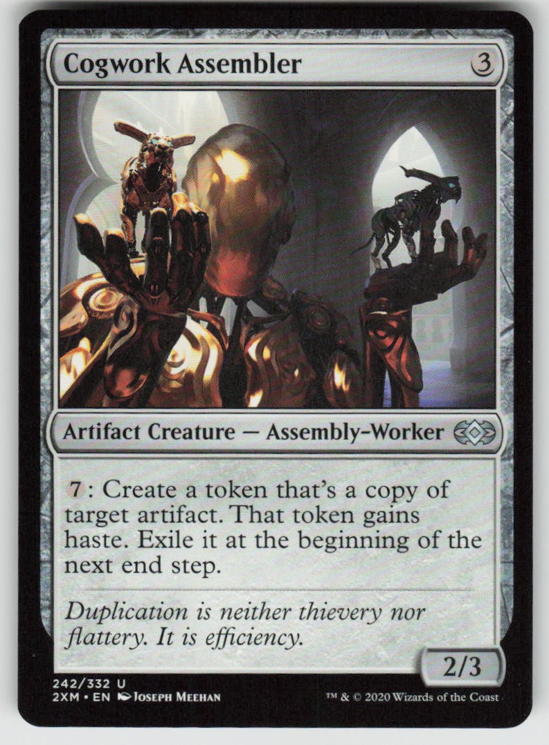 Cogwork Assembler 242 Uncommon Double Masters Magic: The Gathering NM