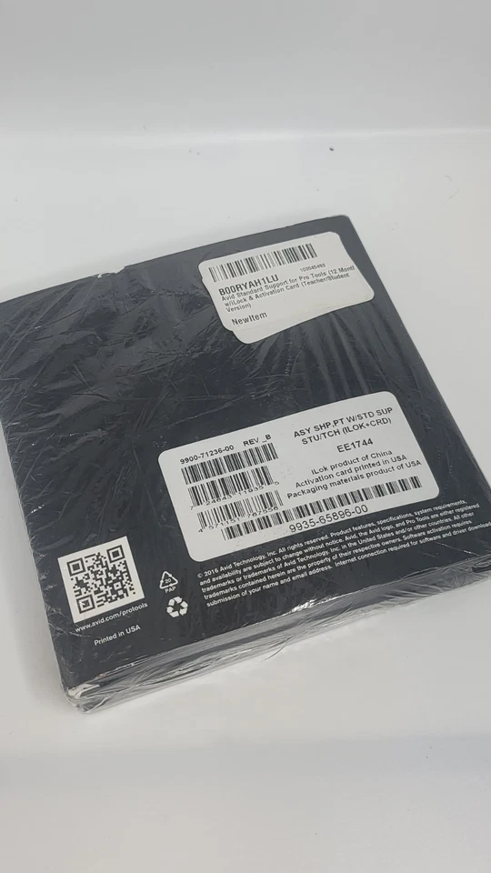 Avid Standard Support For Pro Tools 2016 Student/Teacher 12 Month Sealed - Image 2 of 2