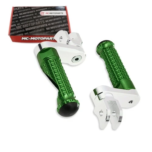 Green 40mm Lowering Mpro Rider Front Foot Pegs For Suzuki GSX-S1000 / GT 24-25