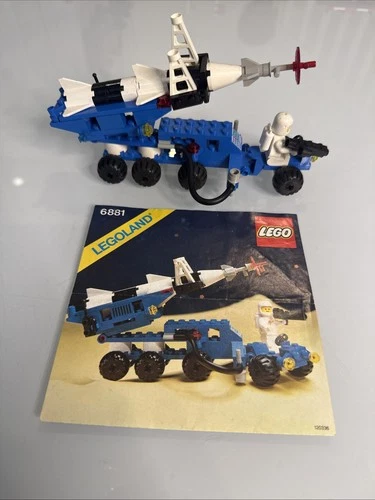 Vtg LEGO Space: Lunar Rocket Launcher (6881) Set Complete With Instructions 1984