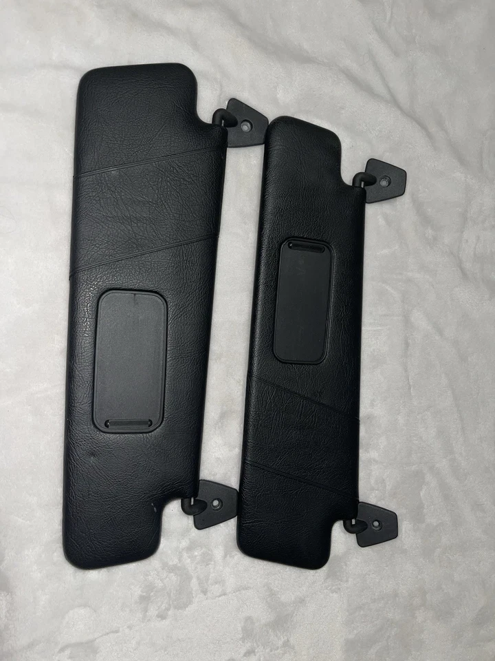 Пара солнцезащитных козырьков для Mercedes R170 SLK230 SLK320 1997-2004 годов выпуска черные от оригинального производителя - Изображение 2 из 4