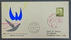 Japan Stamps 1961 FDC SC # 727 - Hisoka Maeshima Postmaster, Posted to US