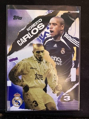 Topps Real Madrid Team Set First Goals Roberto Carlos #45