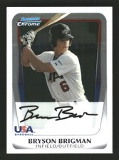 Bryson Brigman 2011 Bowman Draft Picks & Prospects #BDPP93 Chrome Prospects
