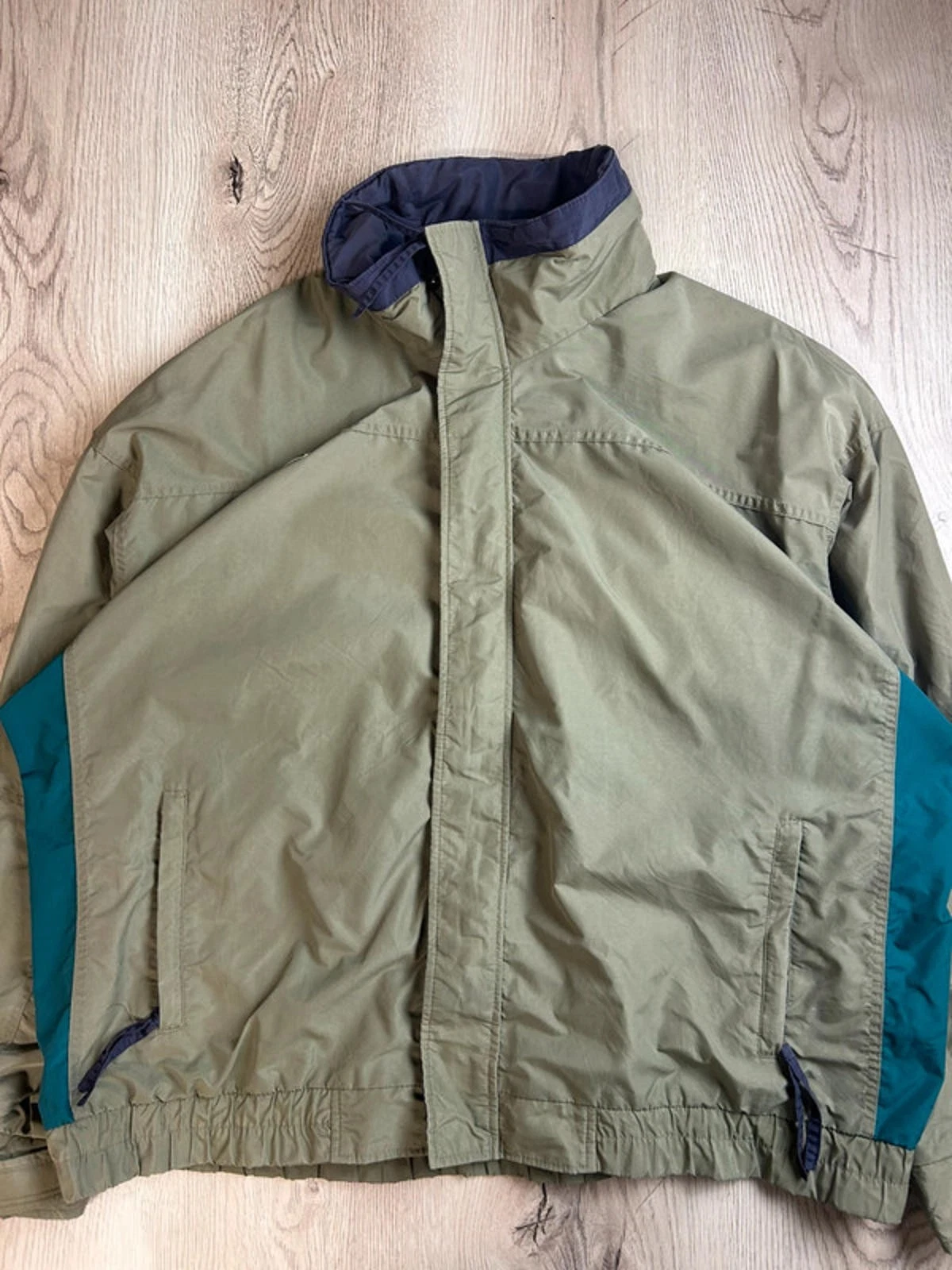 Men’s xl columbia vintage bugaboo khaki teal purple jacket