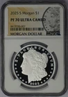 2025-S Morgan Silver Dollar - NGC PF 70 Ultra Cameo
