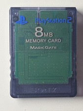 Sony Playstation 2 PS2 Official Translucent Black 8mb Memory Card SCPH-10020