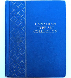 Whitman Canadian Canada Type Set Collection 9513 Coin Album Queen Elizabeth QEII