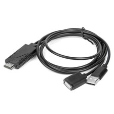 USB Female to HDMI-compatible Male 1080P HDTV TV Digital AV Adapter Cables Wire