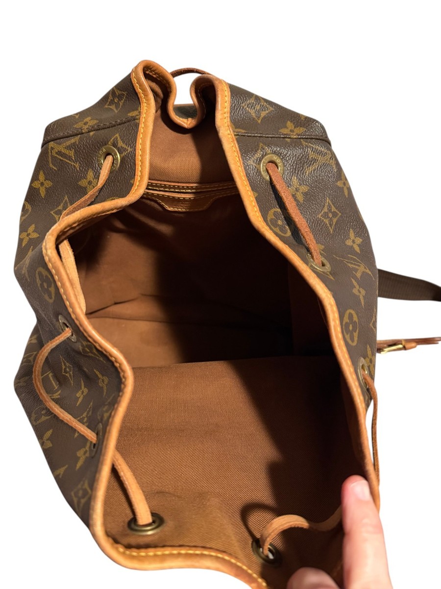 LOUIS VUITTON MONTSOURIS MM BACKPACK BAG PURSE MONOGRAM SP0939