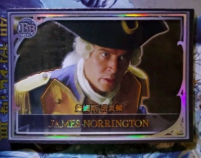 Pirates of the Caribbean Commodore James Norrington BB 003 Silver Holo Card