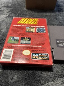 Heavy Barrel (NES) NO MANUAL Box And Game Cartridge Only