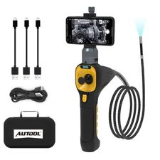 Endoscope Camera Articulating Borescope 1080P HD 6.2mm Industrial Inspection