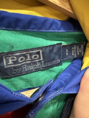 Vintage Polo Sport Ralph Lauren Colorblock Anorak Jacket Hooded