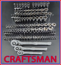 Craftsman 139pc 14 38 12 Sae Metric Mm Socket Set W 3pc 72 Tooth Ratchet Set