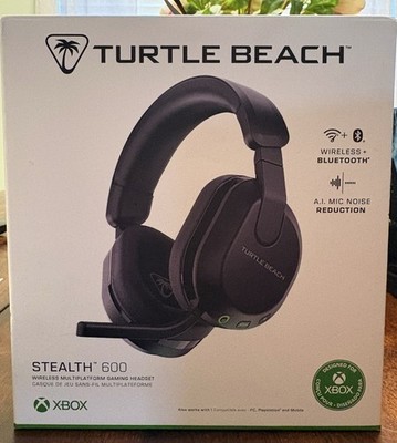Turtle Beach Stealth 600 Wireless Bluetooth Headset AI Noise Reduction 80h