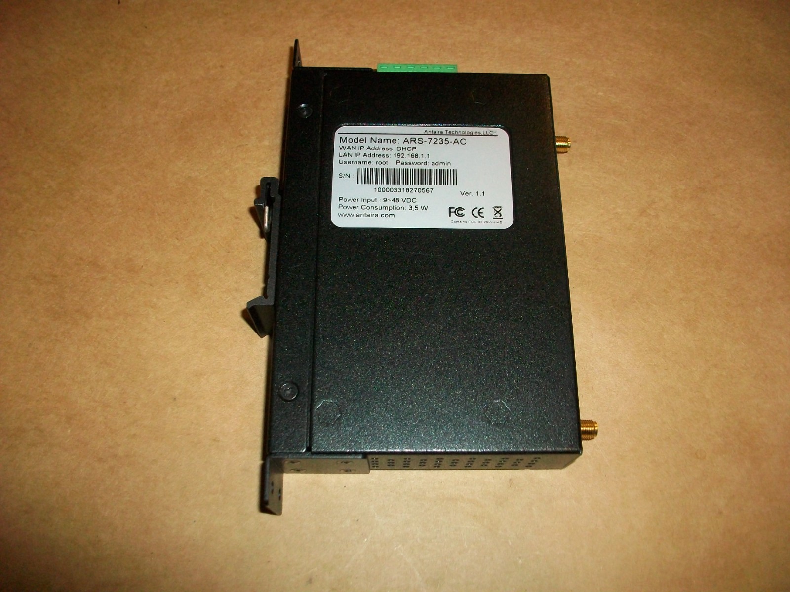 ANTAIRA ARS-7235-AC / ARS7235AC - INDUSTRIAL DUAL RADIO WIRELESS ACCESS POINT