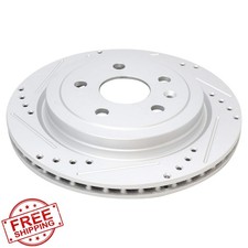 TRQ Rear Performance Brake Rotors G Coated 08-19 CTS 10-15 Camaro