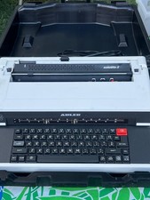 Vintage Adler Satellite 2001 Electric Typewriter 1970s Two Tone Gray TESTED READ thumbnail