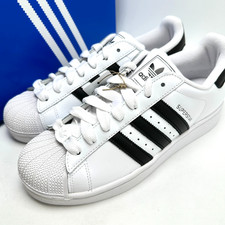 ADIDAS Originals Superstar II Cloud White Core Black JR7312 Men's sz 8-12