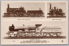 RAILWAY - Locomotive Design GWR Regent Series Real Photo RP Vintage Postcard