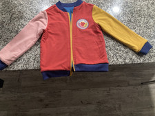 Reversible Disney Minnie Mouse Kids Size 4 Colorblock Full Zip Sweatshirt