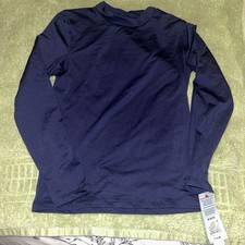 NWT Cat Jack Boys Navy Blue L/S Swim Shirt Size M 8/10