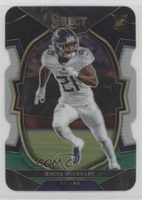 2022 Panini Select Concourse Black & Green Prizm Die-Cut Roger McCreary #40 13a8