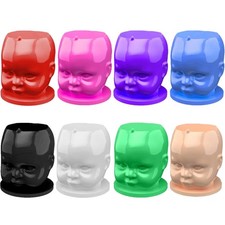 200PCS 8 Colors Doll Tattoo Ink Cups with Base