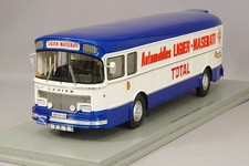 Spark S2698 1/43 Renault SAVIEM TRANSPORTER LIGIER 1974 Blue White From Japan