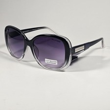 Occhiali da sole Tommy Hilfiger WP OL664 oversize ovali nero cristallo sfumato fumo