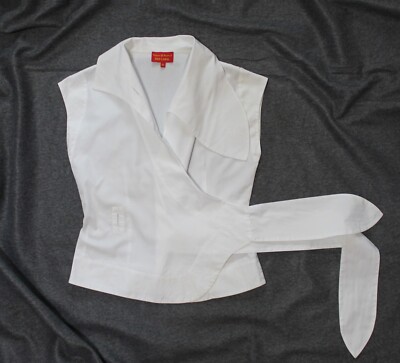 Women's Y2K Vivienne Westwood Asymmetric Wrap Top Shirt