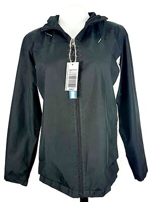 KENPO Damen schwarzer leichter Sommer REGENMANTEL JACKE Windbreaker - S - 45£