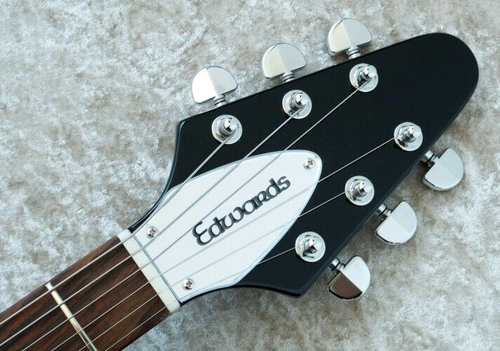 Edwards E-FV-CTM 1H w/Mirror Pickguard Flying V Type Limited Electric Guitar - Picture 5 of 7