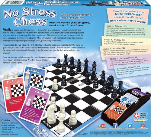 "No Stress Chess" Board Game, Learn to Play Chess *NEW* - Picture 3 of 3