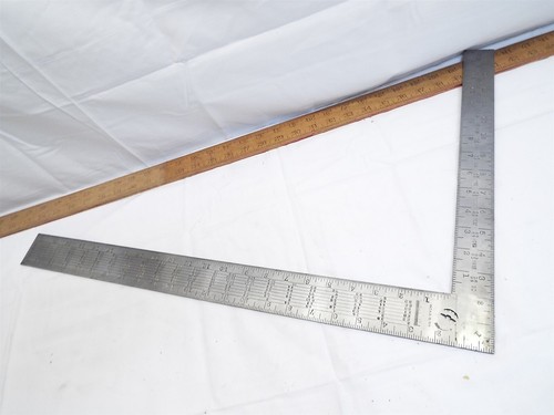 Stanley Sweetheart no 100-TD 16" Take Down Square with Canvas Sleeve Rule &Lever - Picture 9 of 12