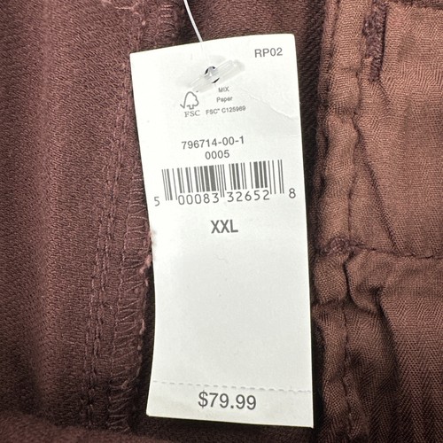Nuevo Jogger de Viaje Banana Republic Para Hombres Talla XXL Borgoña Calce Cónico Relajado - Imagen 15 de 18