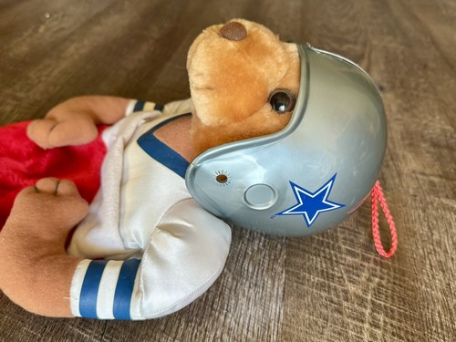 NFL Vintage 1997 Dallas Cowboys Teddy Bear Christmas Stocking - Picture 3 of 6