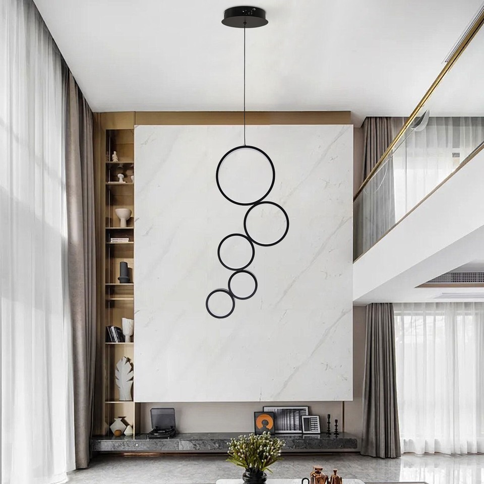 Modern LED Dimming Chandelier Lights Pendant Ceiling Light living Room