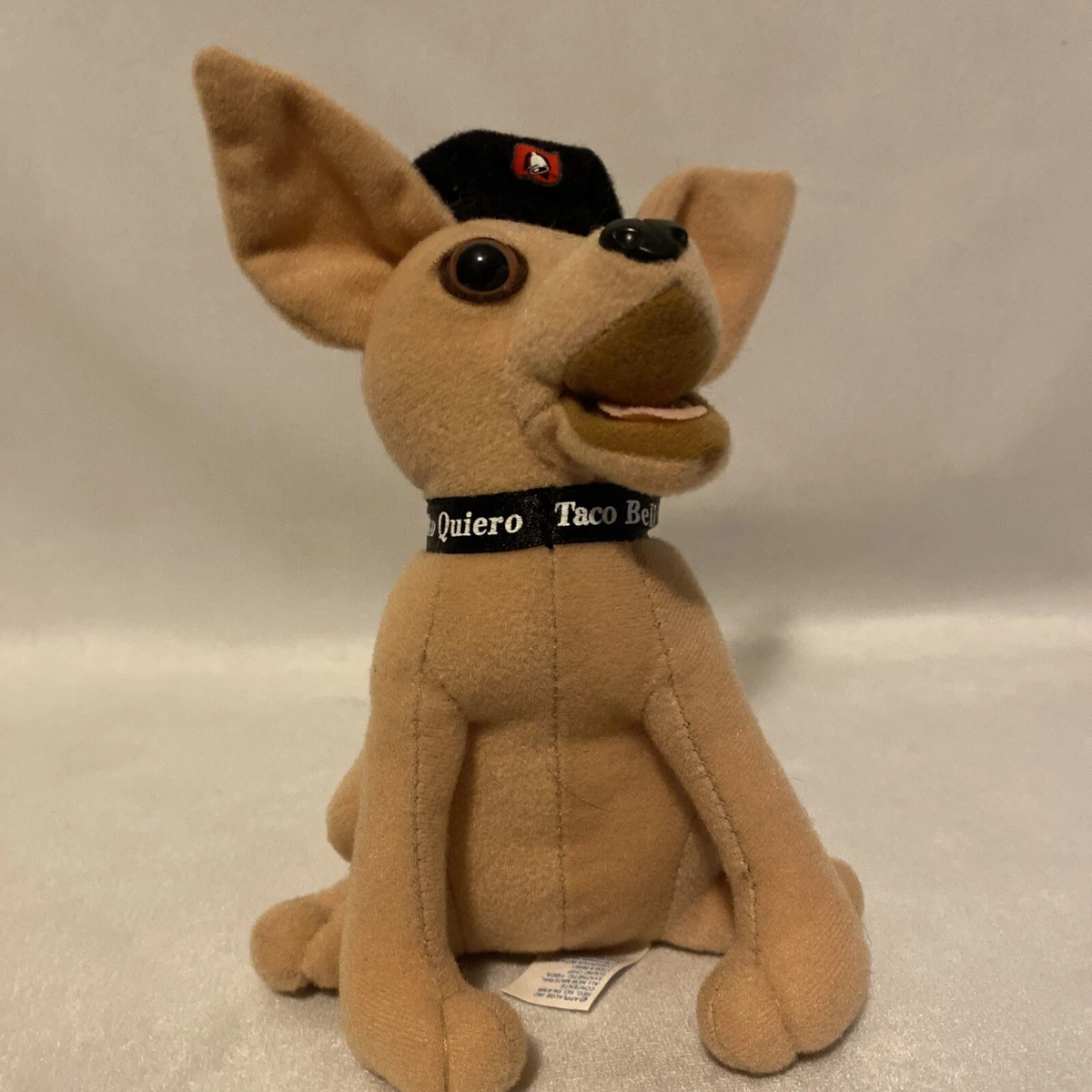 Vintage Taco Bell Dog Plush Chihuahua Wearing Hat Small Applause 90s | eBay