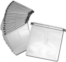 100 MediaRange DJ Koffer Sleeve für 2 Disk DJ Case Sleeves DJ Box Tasche weiß