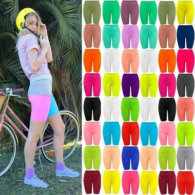 THE CELEBRITY FASHION New Girls Kids Lycra Stretchy Dance Sports Biker Cycling Shorts School Hot Pants