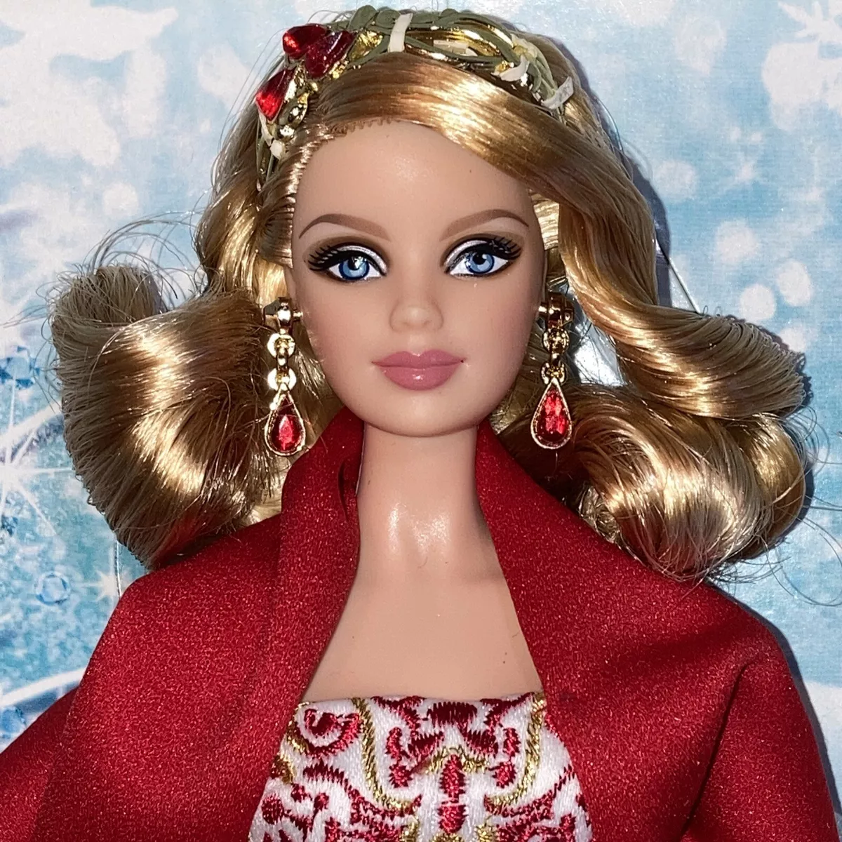 Barbie Collector edition model muse blonde holiday Barbie 2010 Rare Giftset