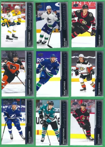 2021-22 Upper Deck Hockey Young Guns - Choose Your Rookie from Series 1/2/EXT