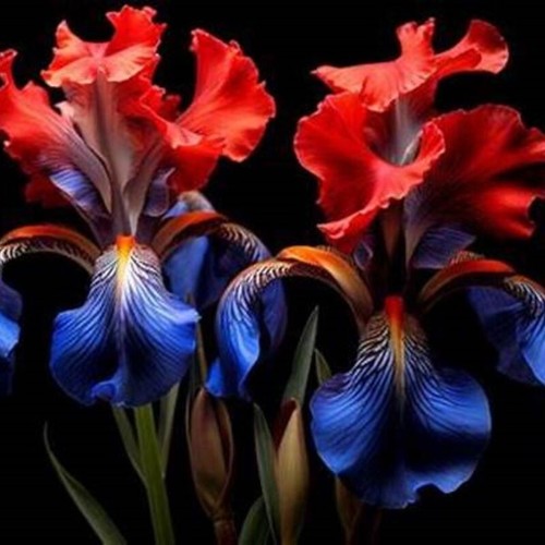 20 Heirloom Iris Seeds Fragrant Flower Plant (much less money than bulbs) .