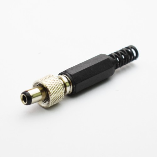 10pcs DC Power Supply 5.5x 2.5mm Male DIY Connector with Nut for CCTV Camera